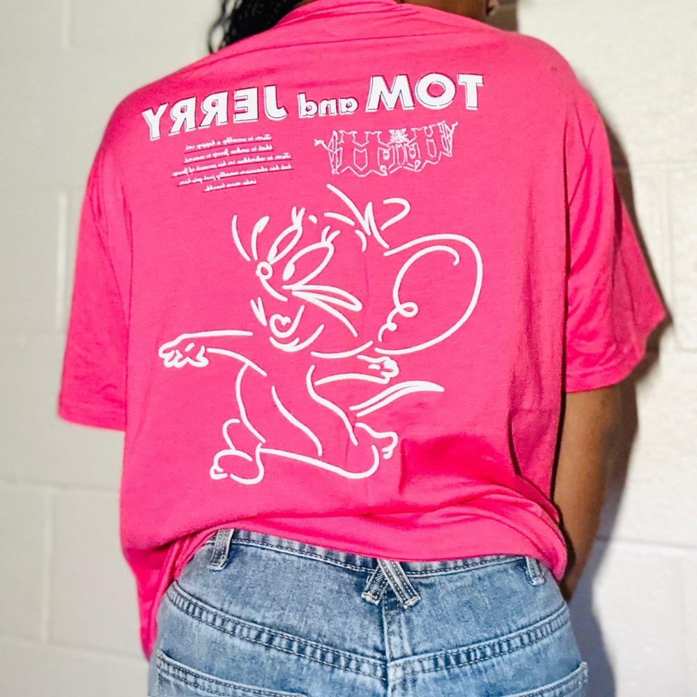 tom and jerry oversized tee, small